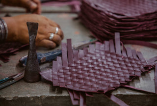 Styling Stories: Handwoven Plum Leather - JOYN