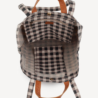 Carryall Tote - Winter Gingham - Ink