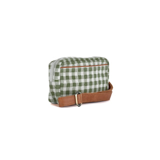 Block Print Belt Bag - Winter Gingham - Olive - JOYN