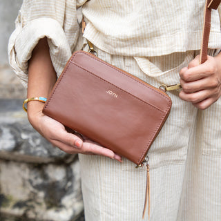 Crossbody Wallet - Chocolate Brown - JOYN