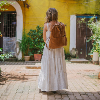 Halfmoon Backpack - Camel - JOYN