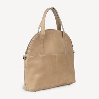 Halfmoon Handbag - Taupe - JOYN