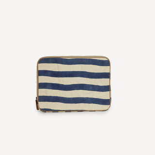 Laptop Sleeve - Large Cobalt Stripe Print - JOYN