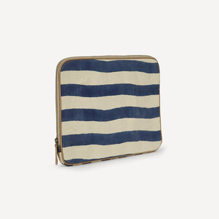 Laptop Sleeve - Large Cobalt Stripe Print - JOYN