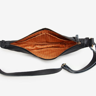 Leather Moon Sling - Black - JOYN