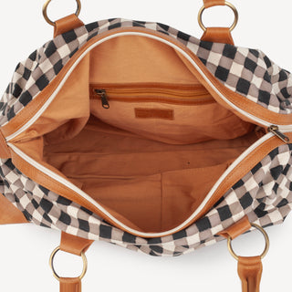 Malti Weekender - Winter Gingham - Ink - JOYN