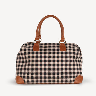 Malti Weekender - Winter Gingham - Ink - JOYN