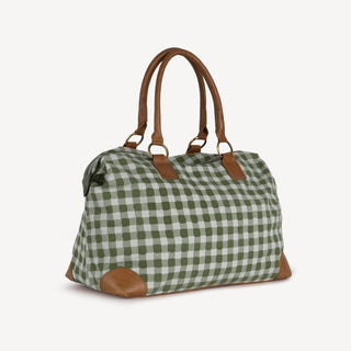 Malti Weekender - Winter Gingham - Olive - JOYN