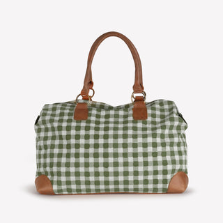 Malti Weekender - Winter Gingham - Olive - JOYN