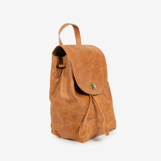 Mini Foldover Backpack - Camel - JOYN