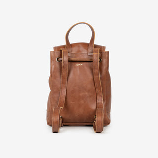 Mini Foldover Backpack - Vintage Brown - JOYN