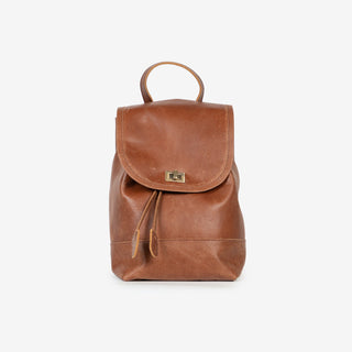 Mini Foldover Backpack - Vintage Brown - JOYN