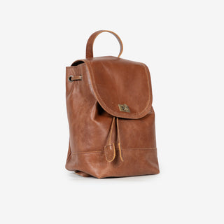 Mini Foldover Backpack - Vintage Brown - JOYN