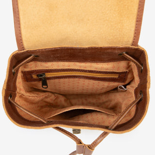 Mini Foldover Backpack - Vintage Brown - JOYN