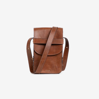 The Boxy Crossbody - Vintage Brown - JOYN