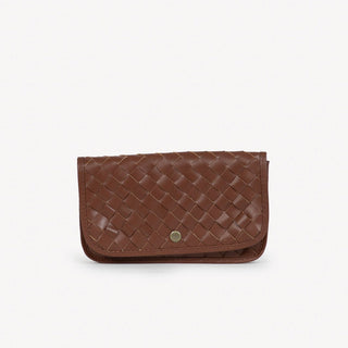 Woven Belt Bag - Chocolate Brown - JOYN