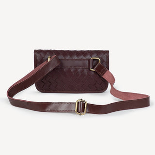 Woven Belt Bag - Plum - JOYN