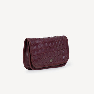 Woven Belt Bag - Plum - JOYN