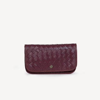 Woven Belt Bag - Plum - JOYN