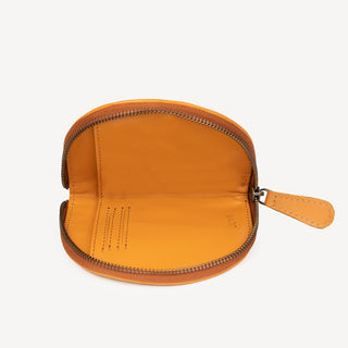 Woven Halfmoon Mini Wallet - Honey - JOYN